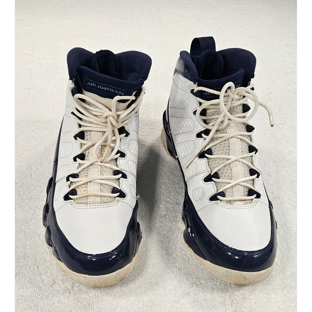 Air Jordan 9 Retro "Pearl Blue" White/Navy Men's Sneakers – Size 11 - Picture 12 of 13